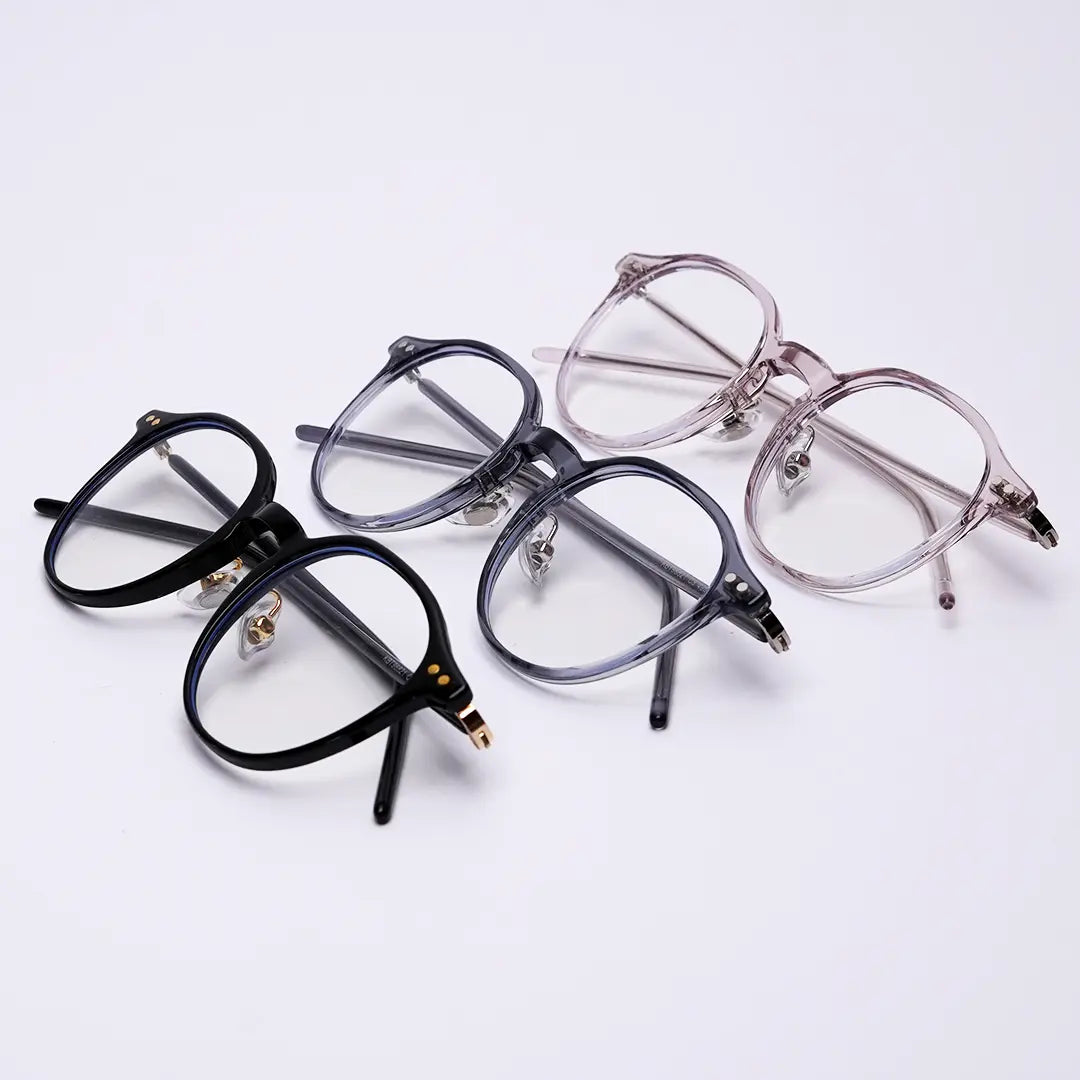 Brille GLAZE zusammen in schwarz, rosé und grau